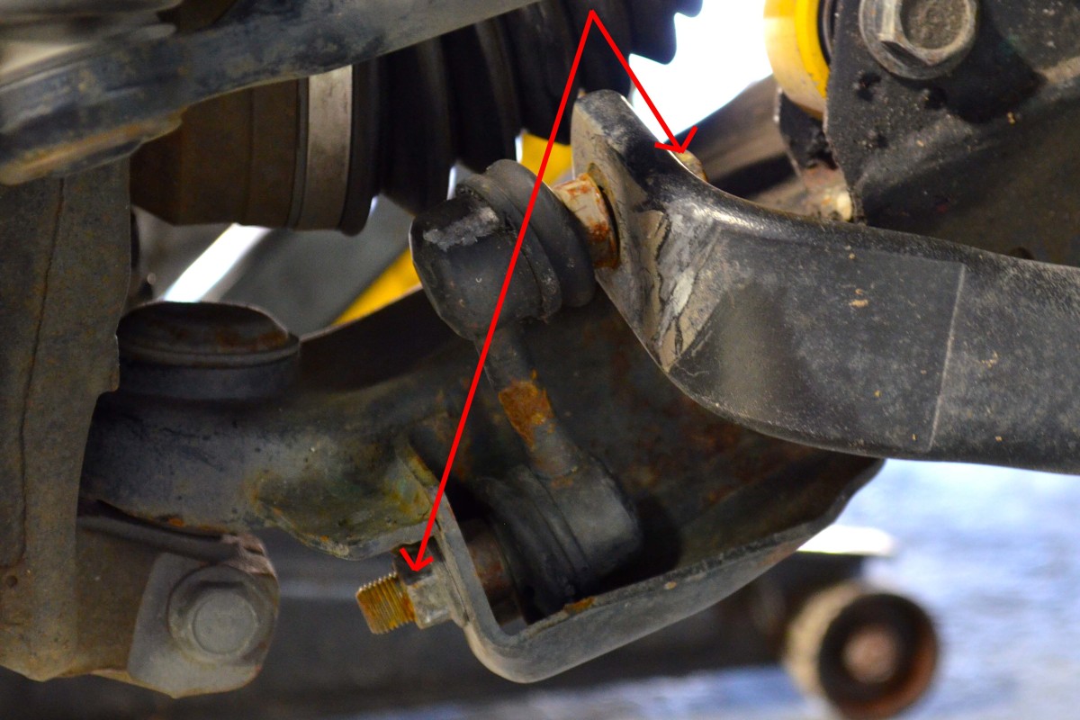 Nissan titan sway bar removal