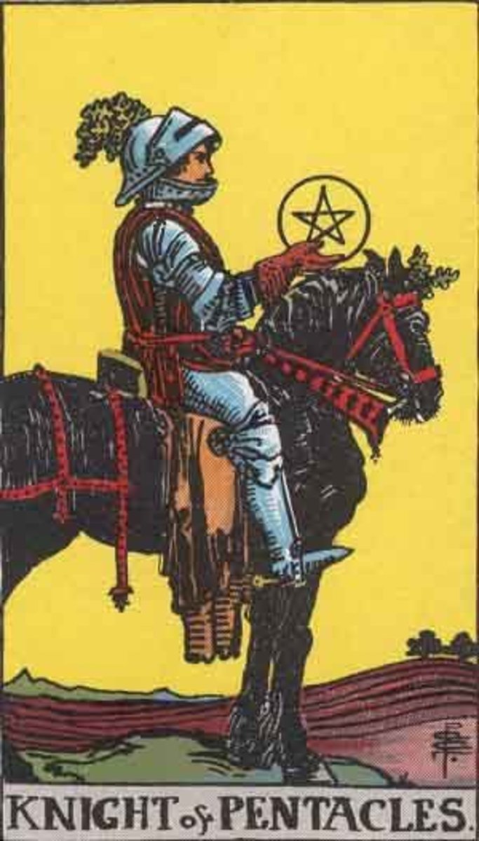 Court Cards Knight of Pentacles Exemplore