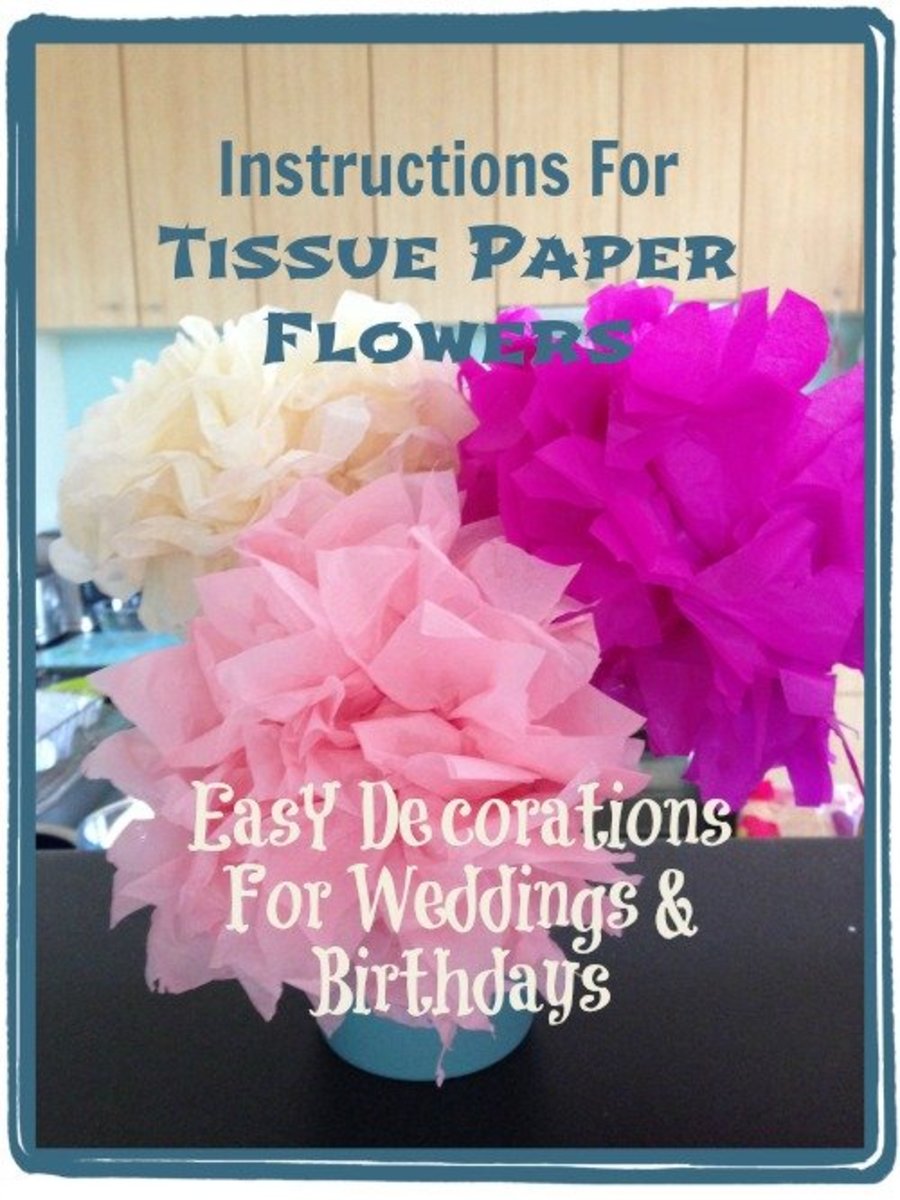 How to Make Tissue Paper Flowers for Decoration