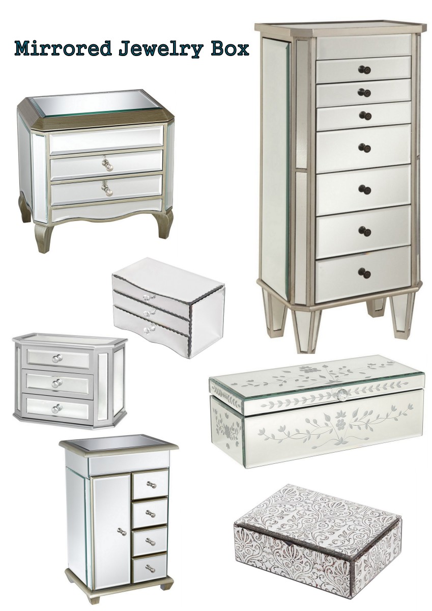 Mirrored Jewelry Box