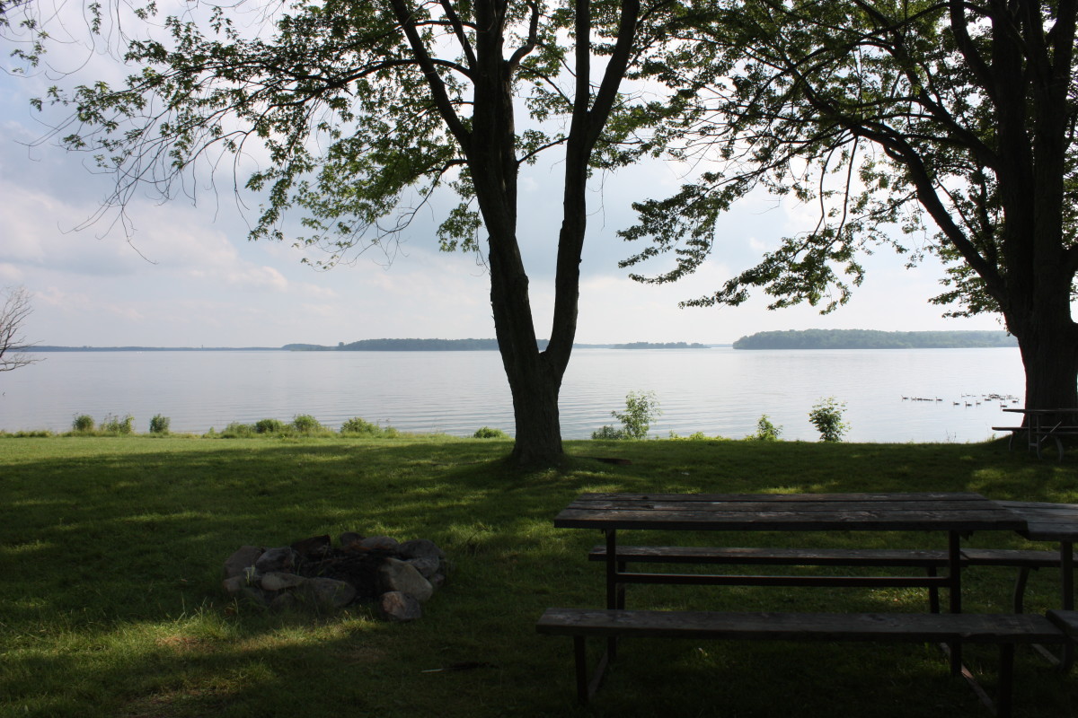 Camping Along the St. Lawrence River SkyAboveUs