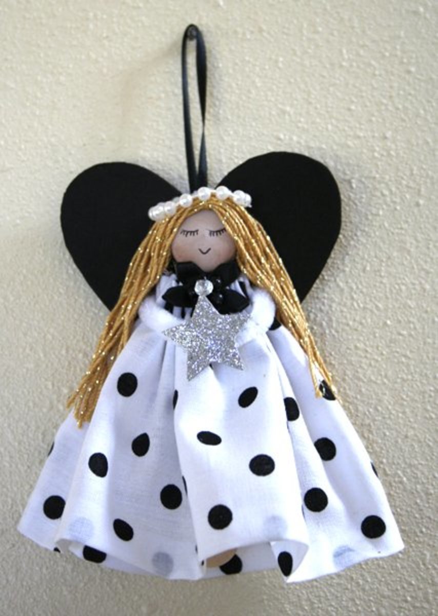 How to Make a Cute Popsicle Stick Angel Ornament Holidappy