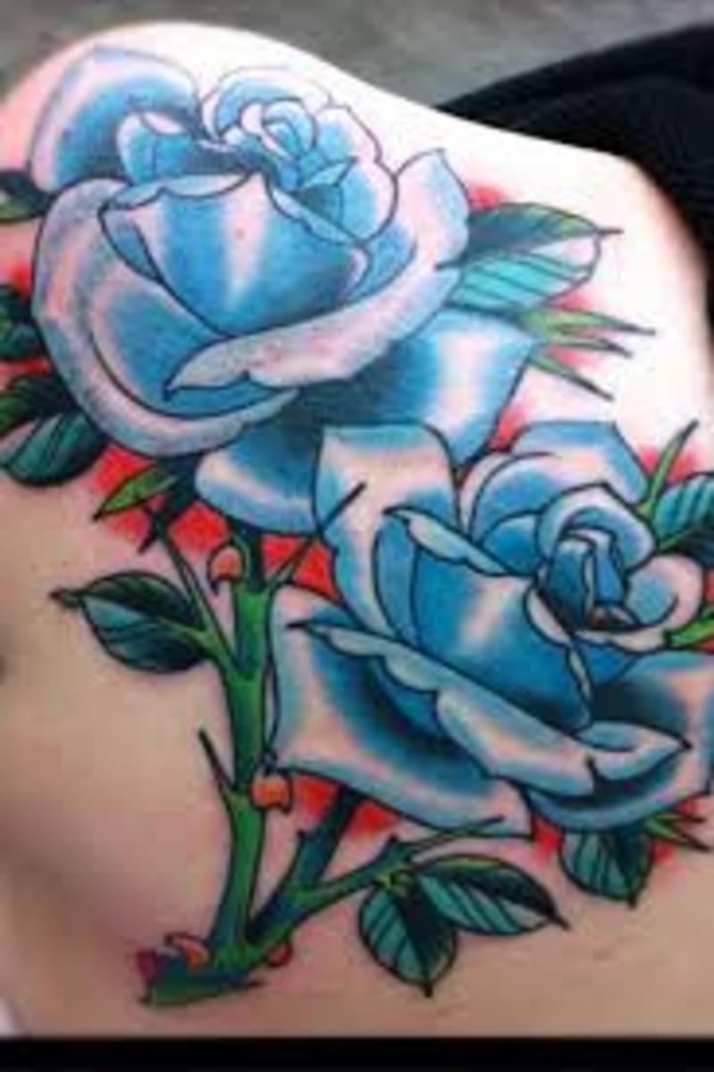Blue Rose Tattoo Designs And IdeasBlue Rose Tattoo Meanings And Pictures