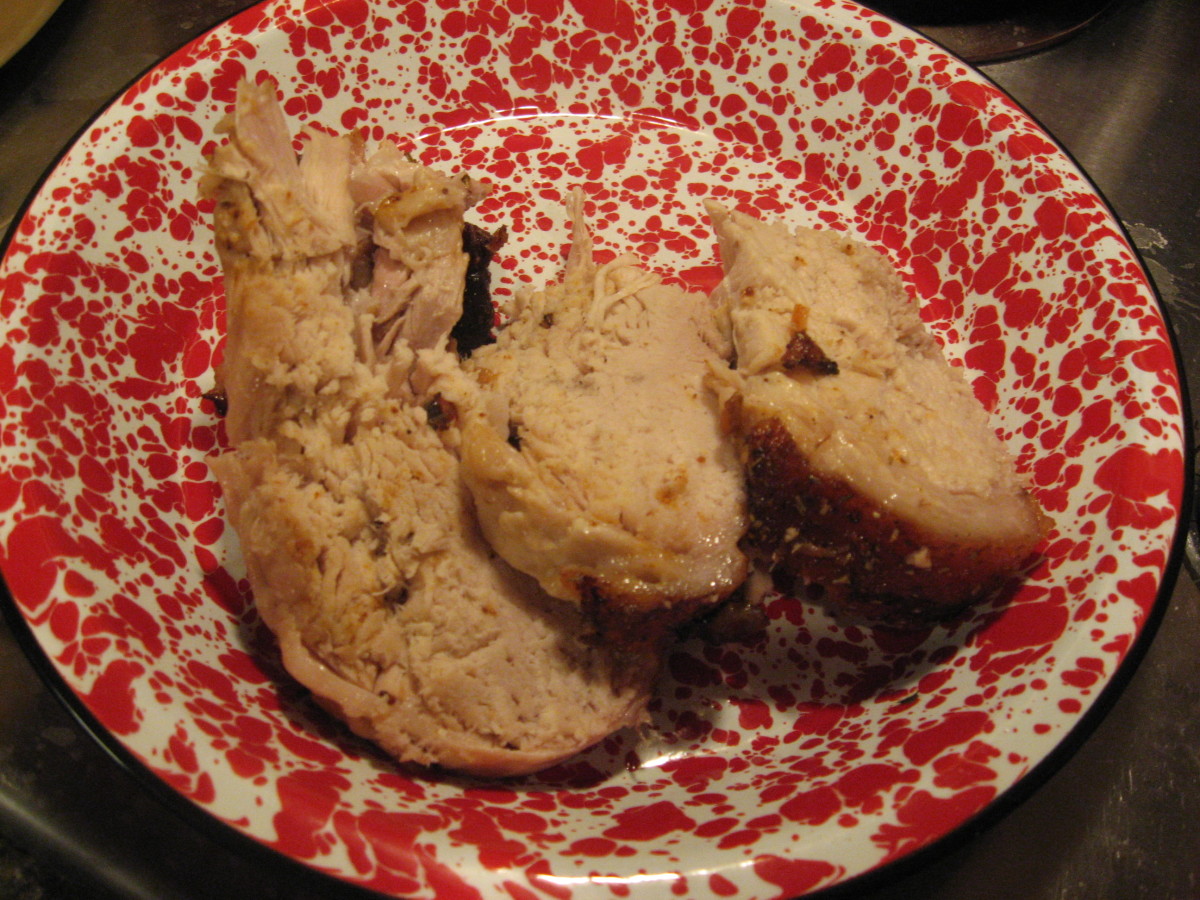 Pork Loin Roast with Brine Marinade and Rosemary Rub Delishably