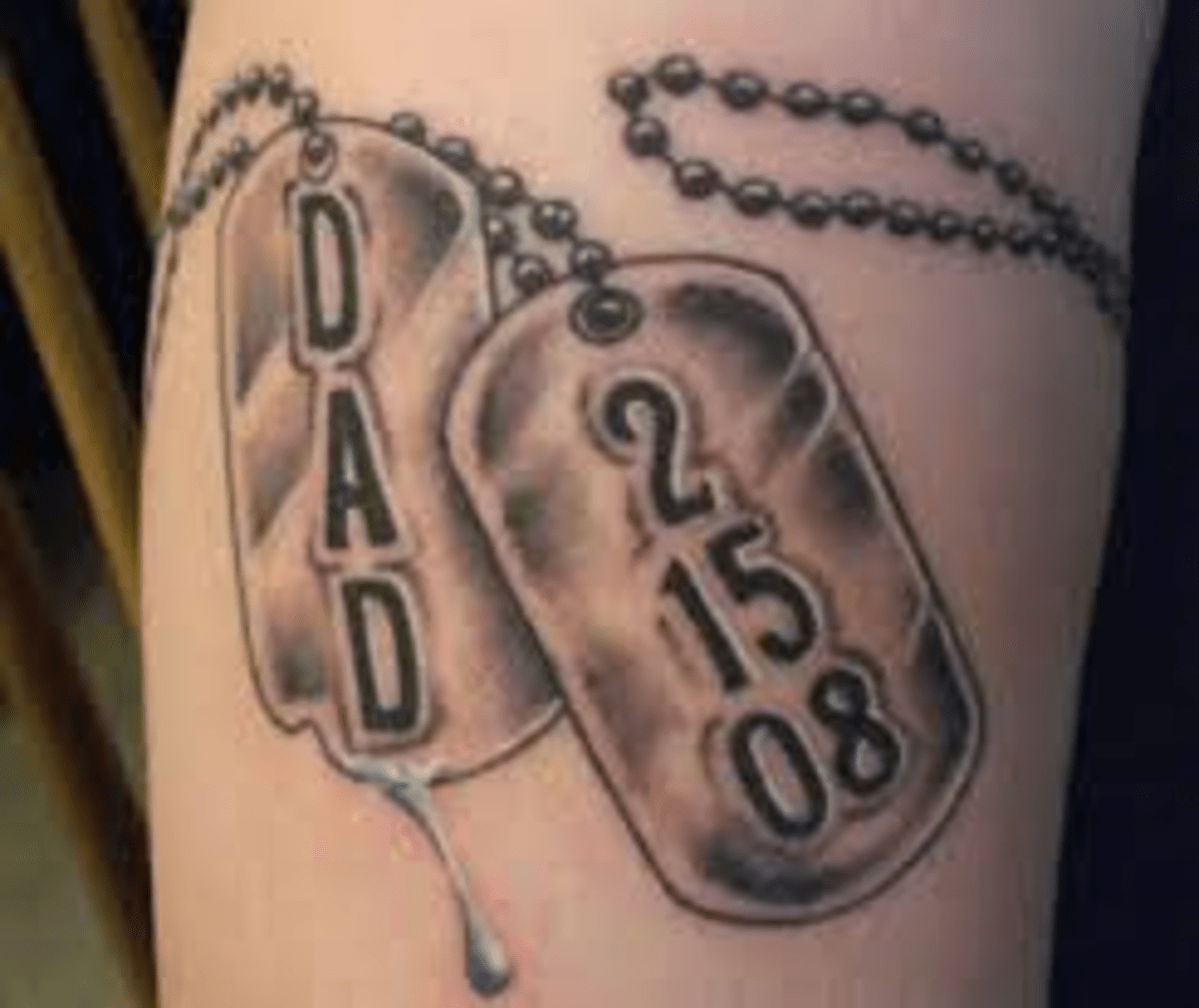 Dog Tag Tattoo Designs And MeaningsDog Tag Tattoo Ideas