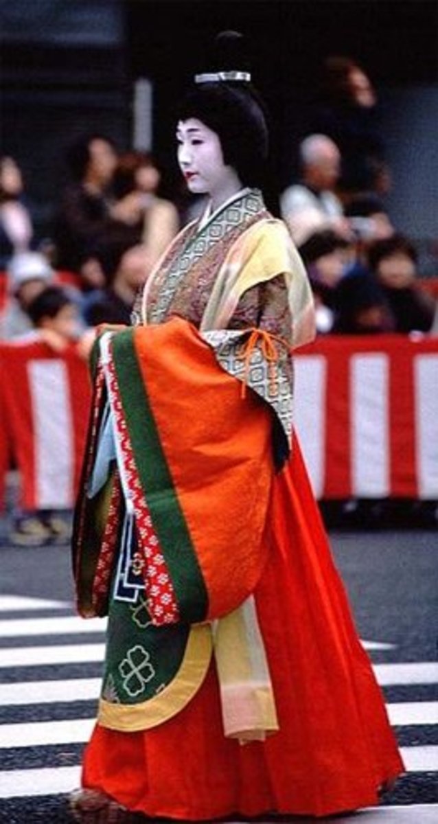 History of Kimono Classical Japan (Nara and Heian Periods) Owlcation
