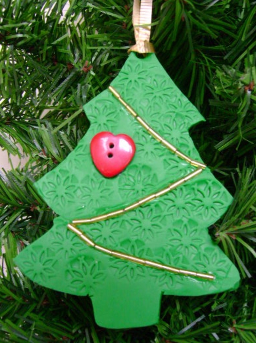 DIY Craft How to Make Easy Christmas Ornaments with Oven Bake Clay