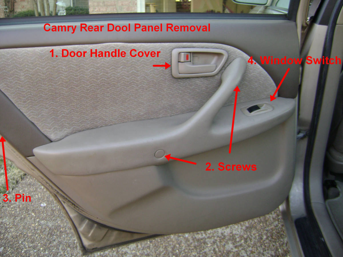 Toyota Camry Rear Door Handle / Door Latch / Door Lock Actuator Repair or Replacement AxleAddict