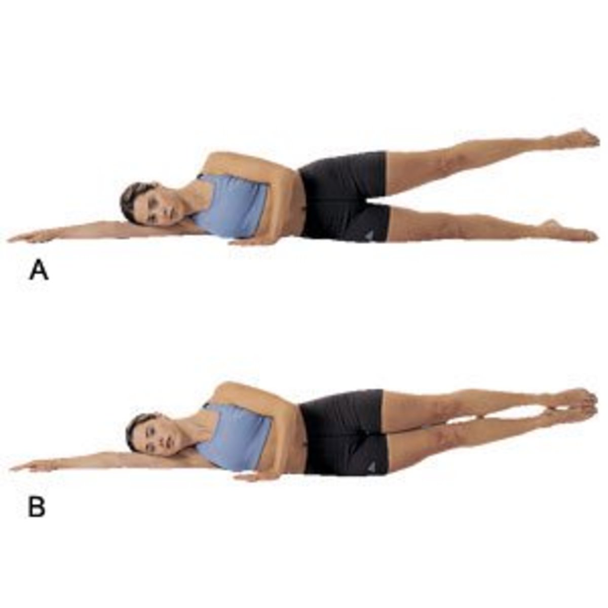 Leg Lift Challenge Exercises With Posters CalorieBee