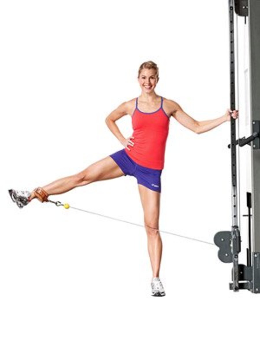 Leg Lift Challenge Exercises With Posters CalorieBee