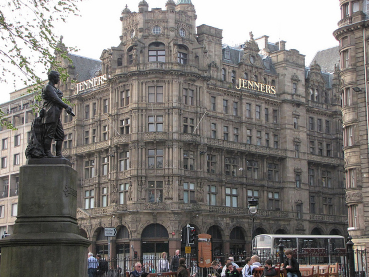 Famous Department Stores Jenners of Edinburgh in Scotland. HubPages
