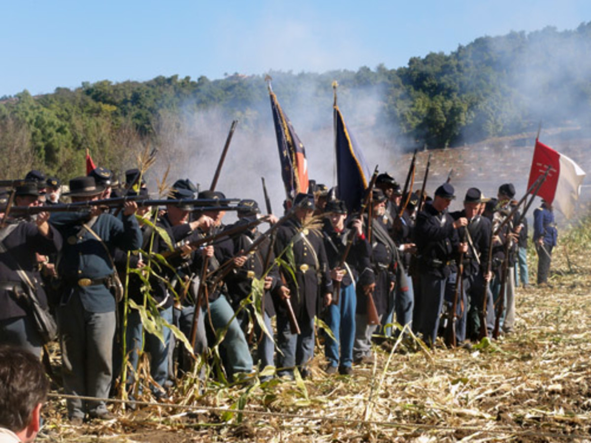 American Civil War Life Union Infantryman Drills III Positions To