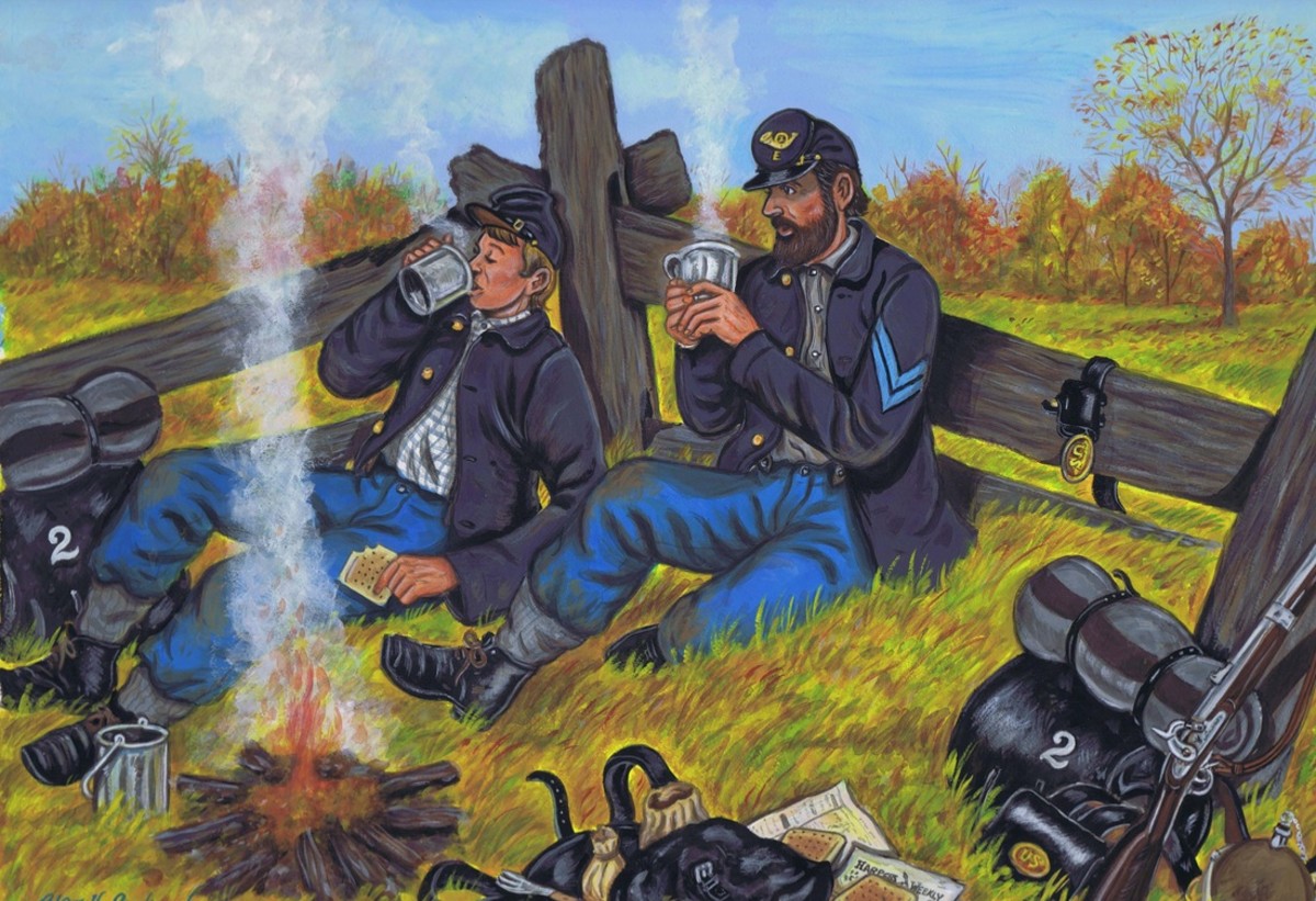 American Civil War Life Union Infantryman Life on Campaign 4 HubPages