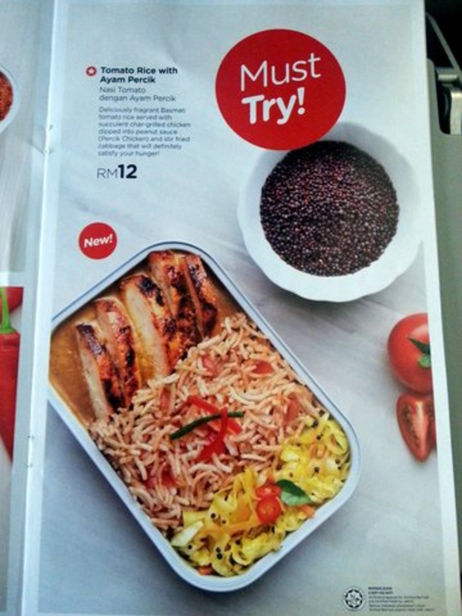 AirAsia InFlight Meals Photos and Review WanderWisdom