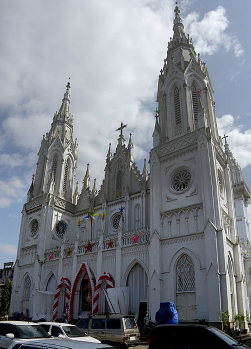 Shrine Basilica of Our Lady of Dolours or Puthen Pally in Thrissur A