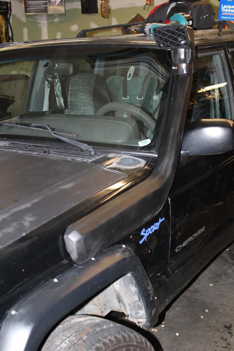 How to Modify a Pre1996 Cherokee XJ Snorkel to Fit on a 19972001 Jeep