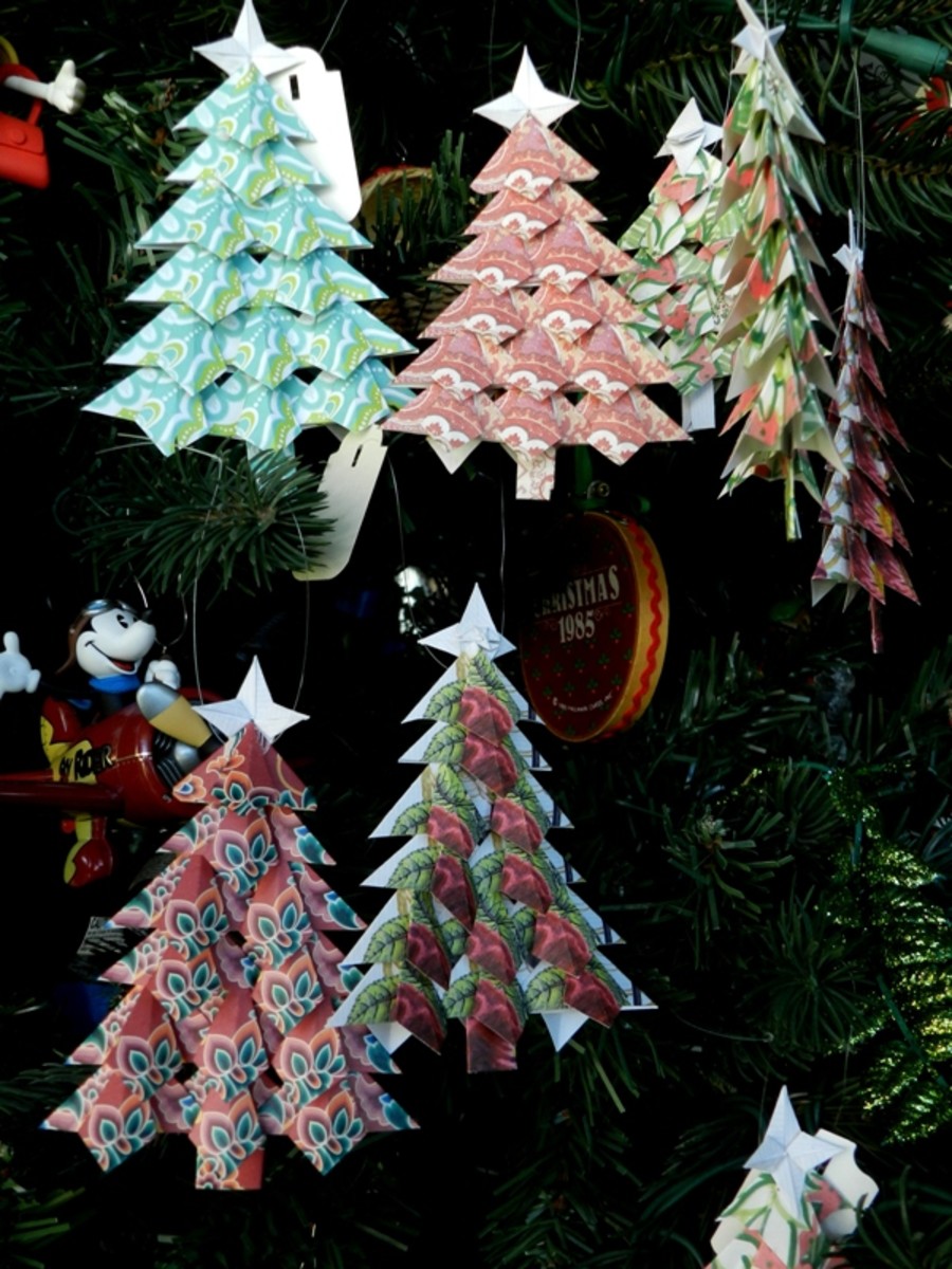 Tea Bag Folding Christmas Tree Pattern Holidappy