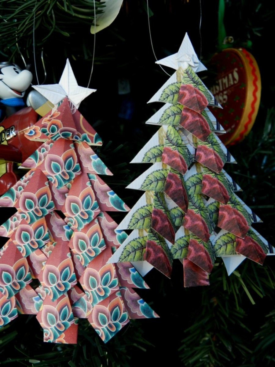 Tea Bag Folding Christmas Tree Pattern Holidappy