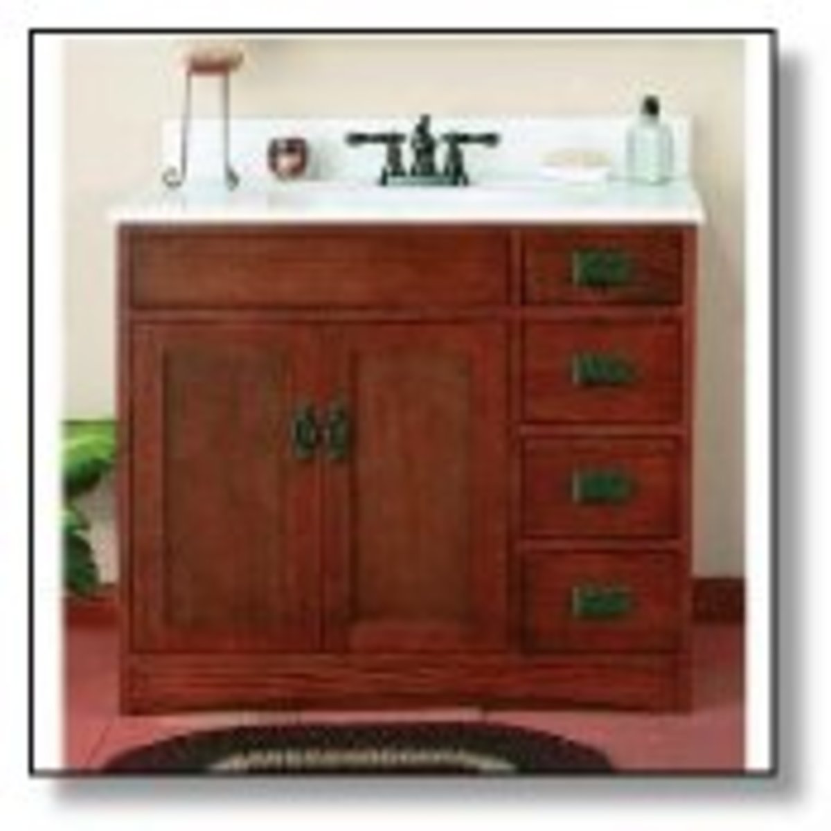 Mission Style Bathroom Vanity