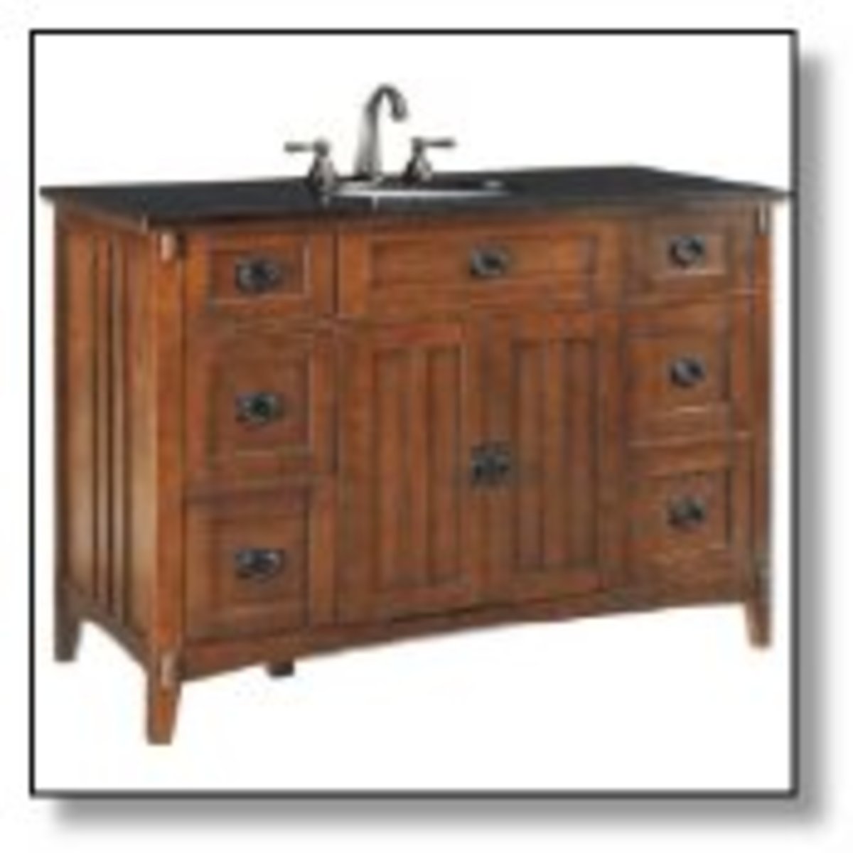 Mission Style Bathroom Vanity