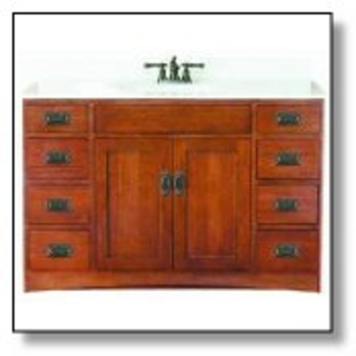 Mission Style Bathroom Vanity