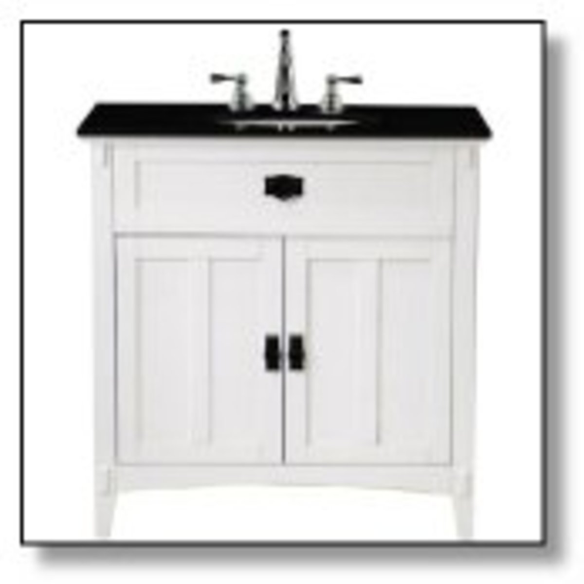 White Mission Style Bathroom Vanity Mission Style Bathroom Vanity