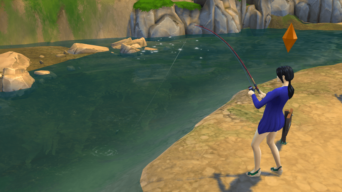 "The Sims 4" Walkthrough Fishing Guide LevelSkip