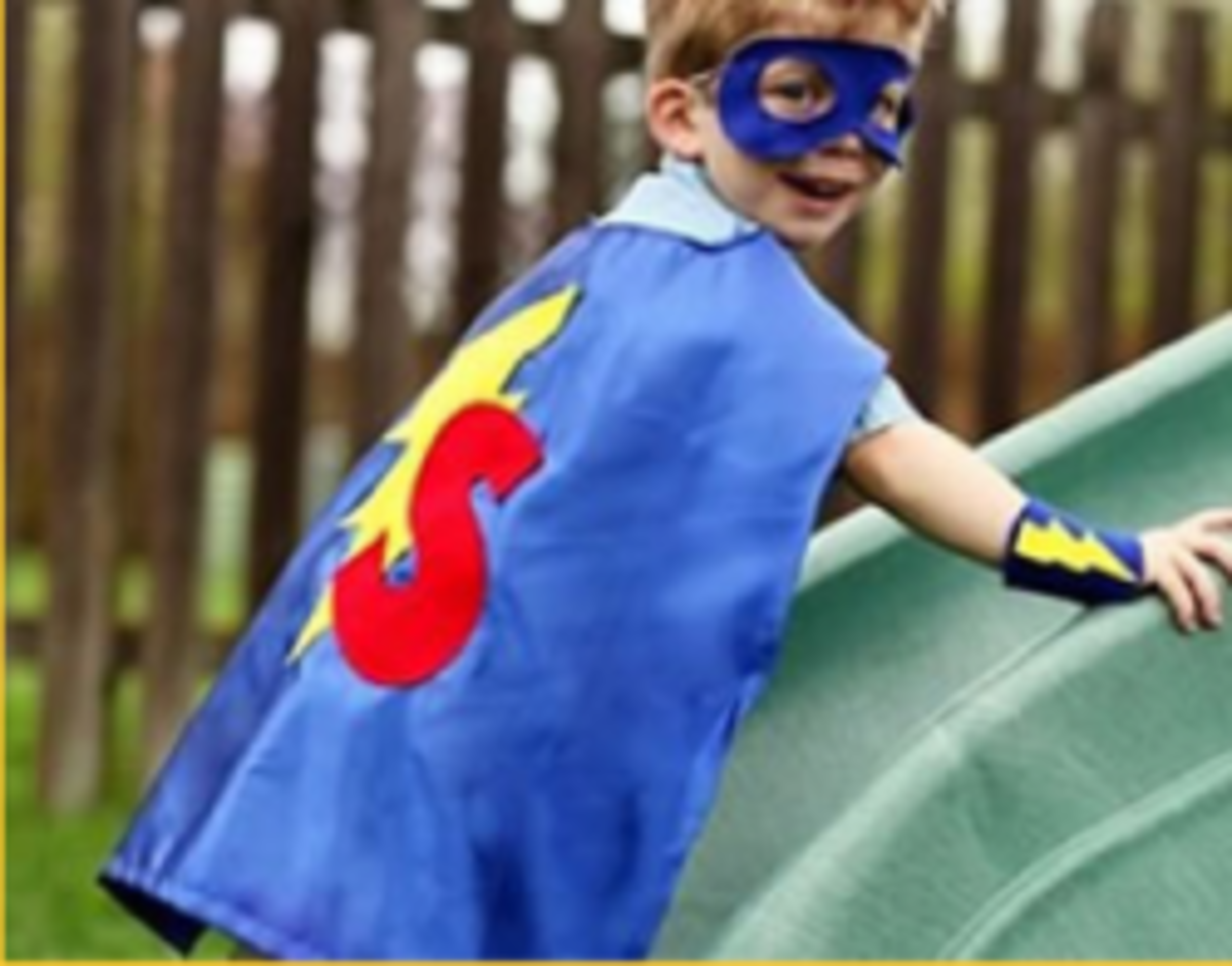 DIY Kids Super Hero Dress Up Costumes