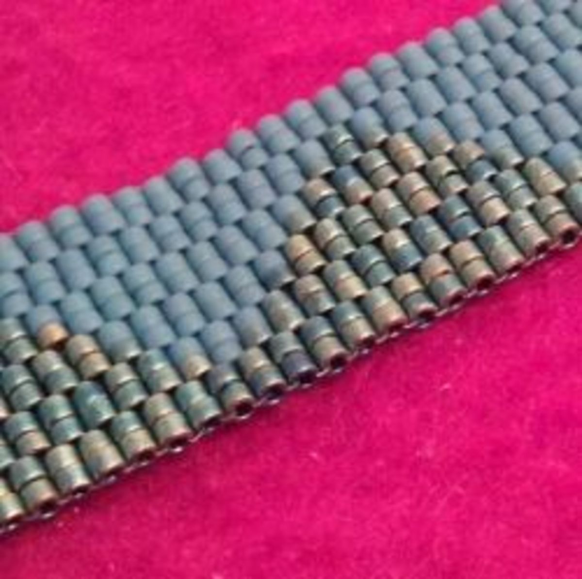 Free Bead Weaving Pattern Instructions Beaded Peyote Stitch Triangle