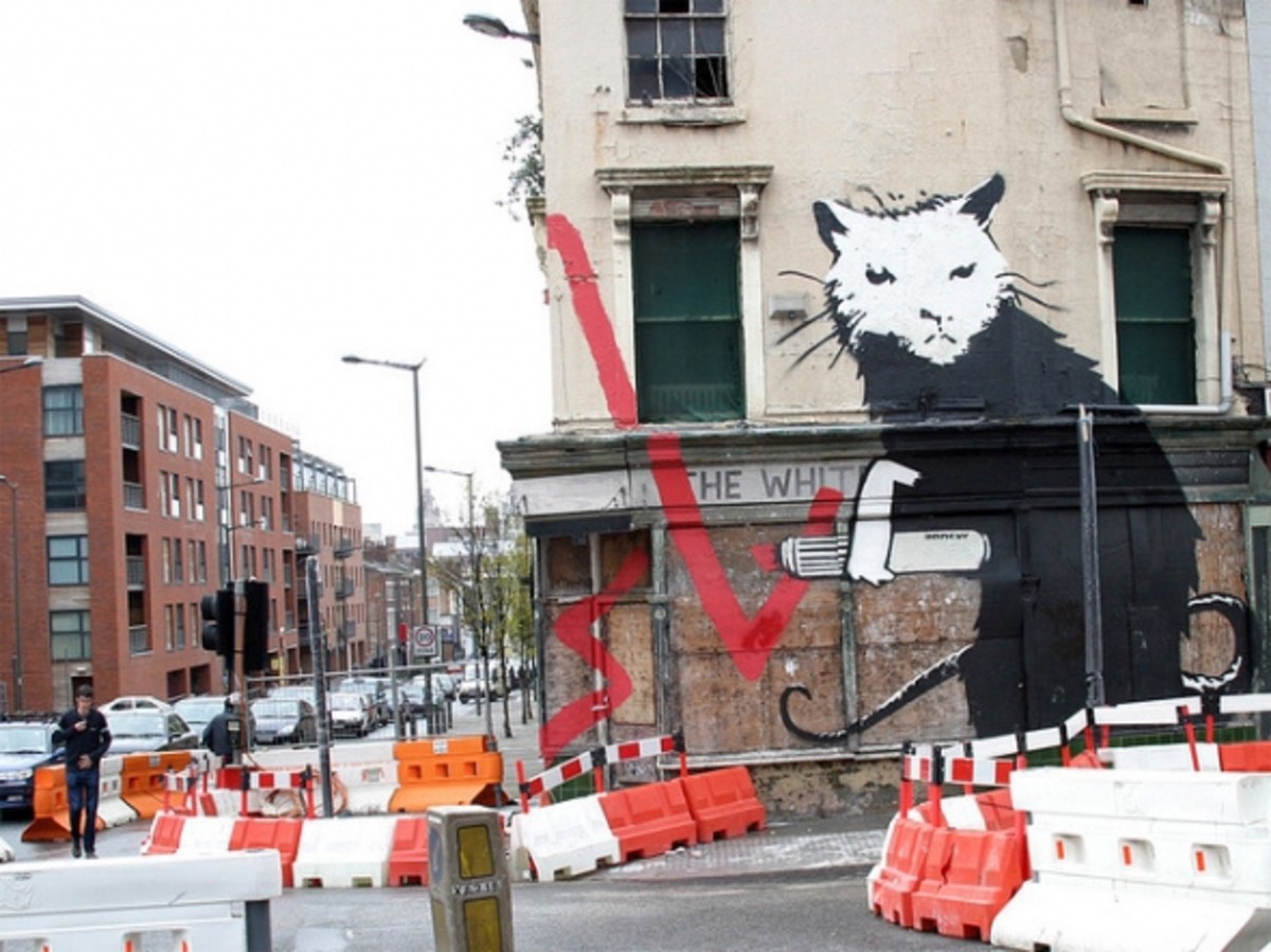 BANKSY Graffiti Locations Stencil Street Art Photo Gallery ★ HubPages