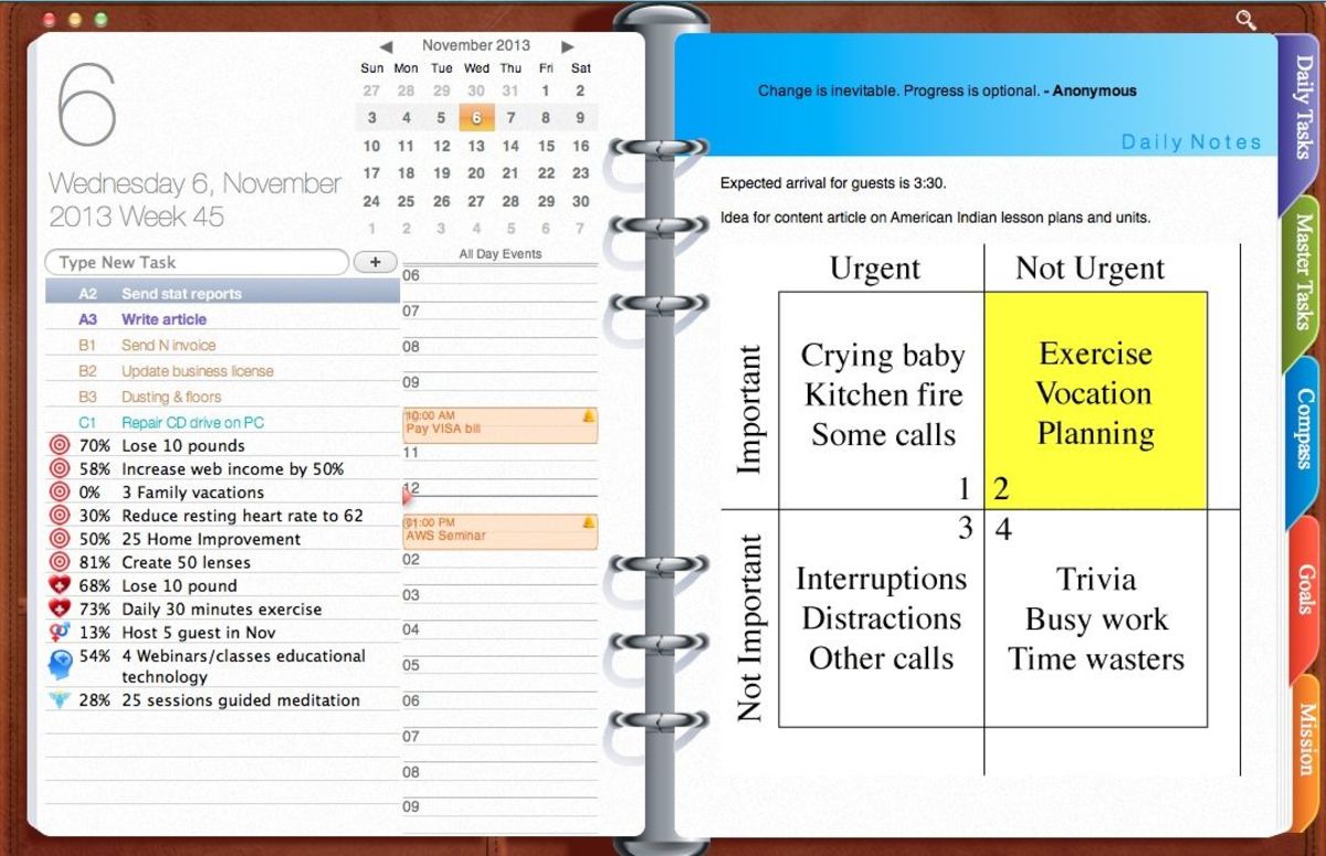 How to Use Opus Domini Day Planner app for Franklin Covey Fans hubpages