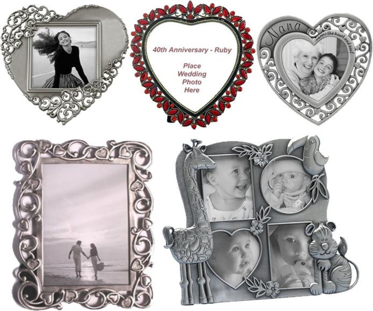 Heart Photo Frames and Plaques