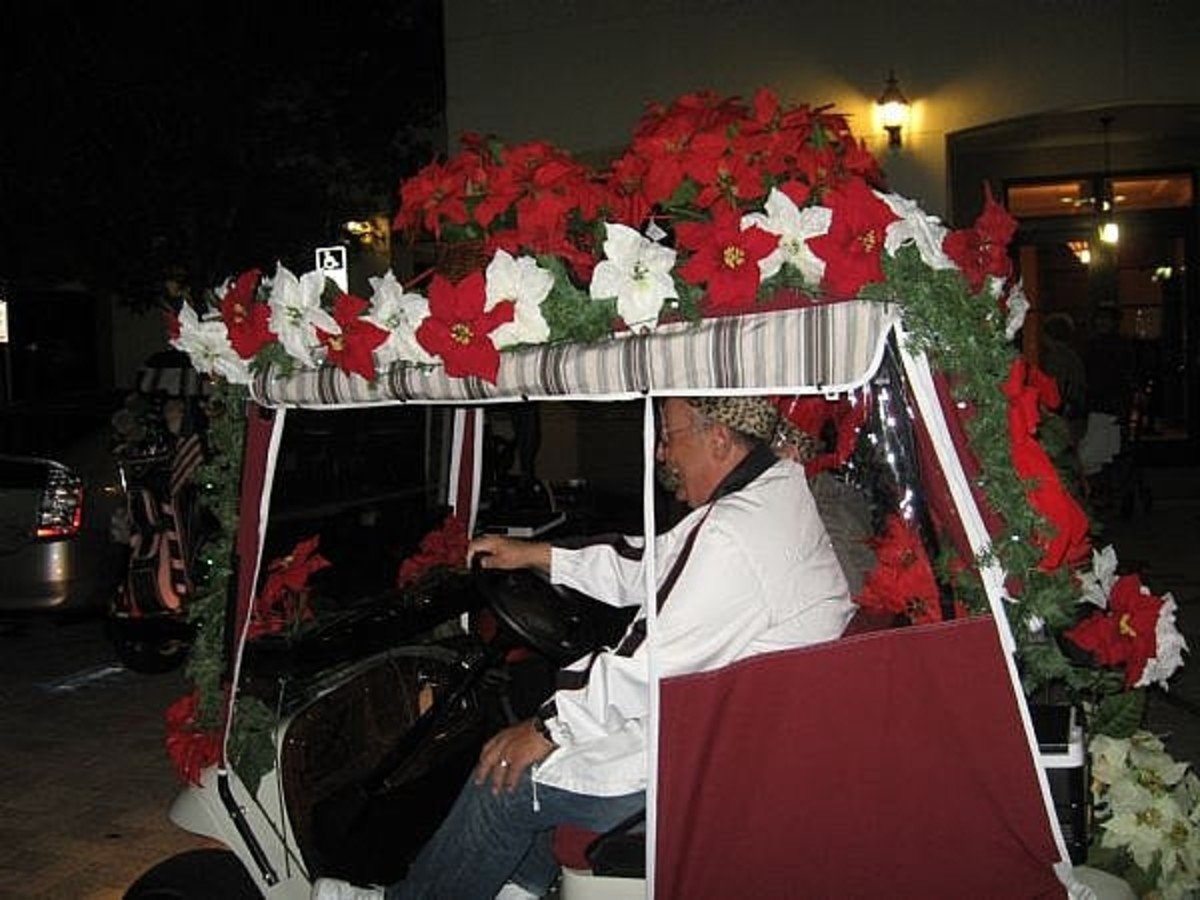 How to Decorate a Golf Cart for Christmas Holidappy