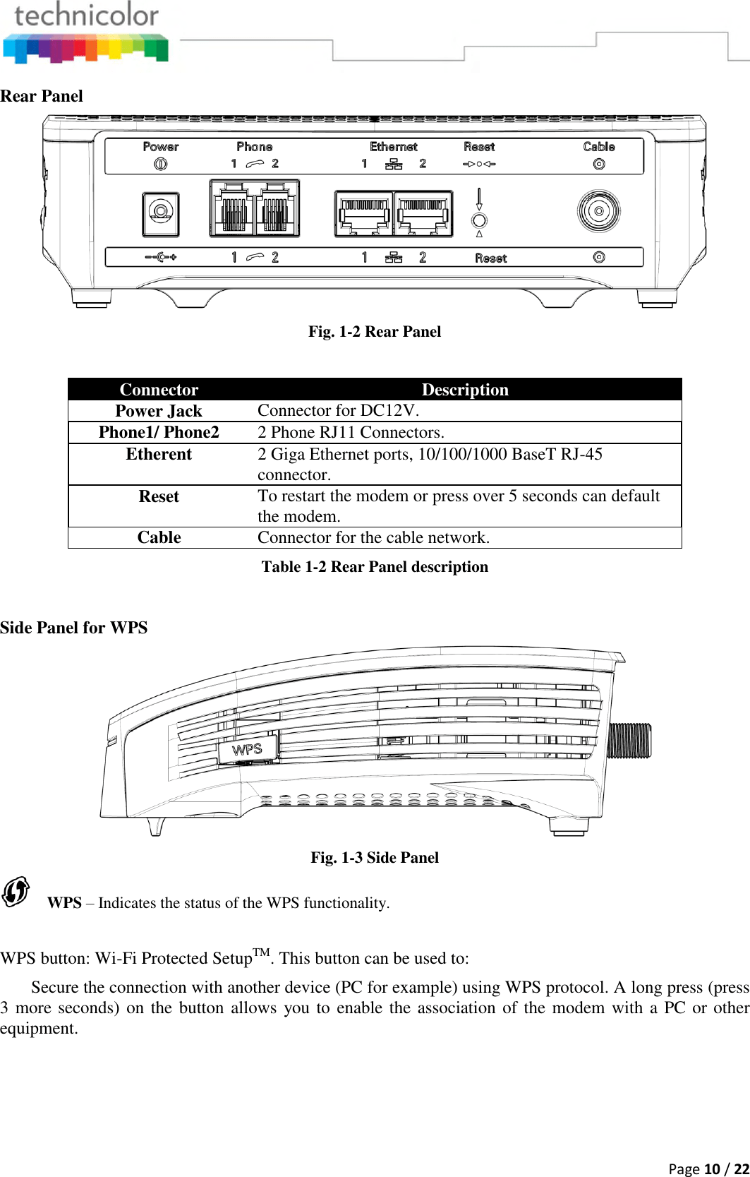 Askey Computer TC7300B0M Cable Modem User Manual