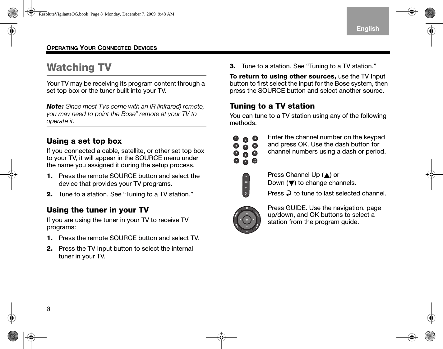 Bose 402455 Digital Home Entertainment Control Center User Manual Cover
