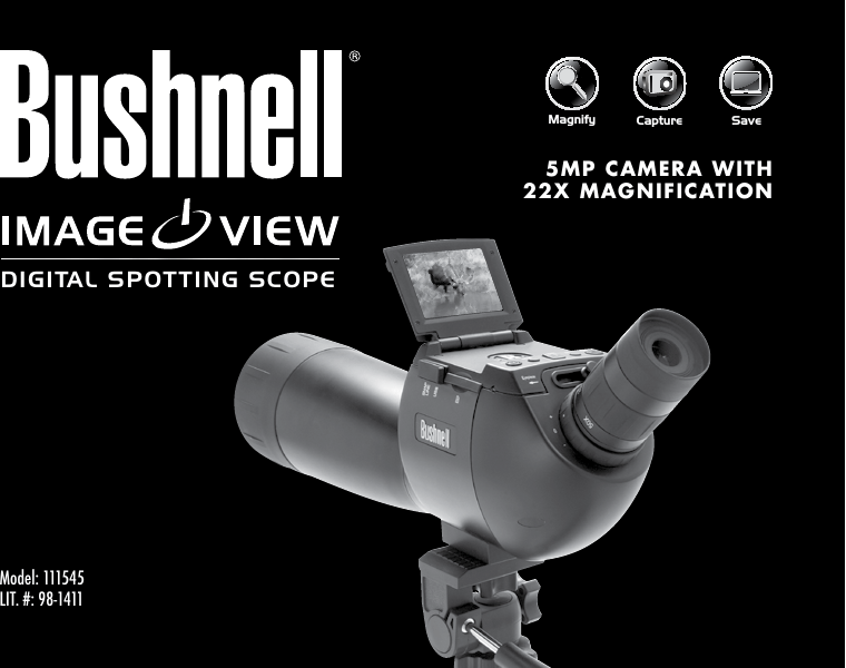 Bushnell Imageview 111545 Spotting Scope Quick Start Guide