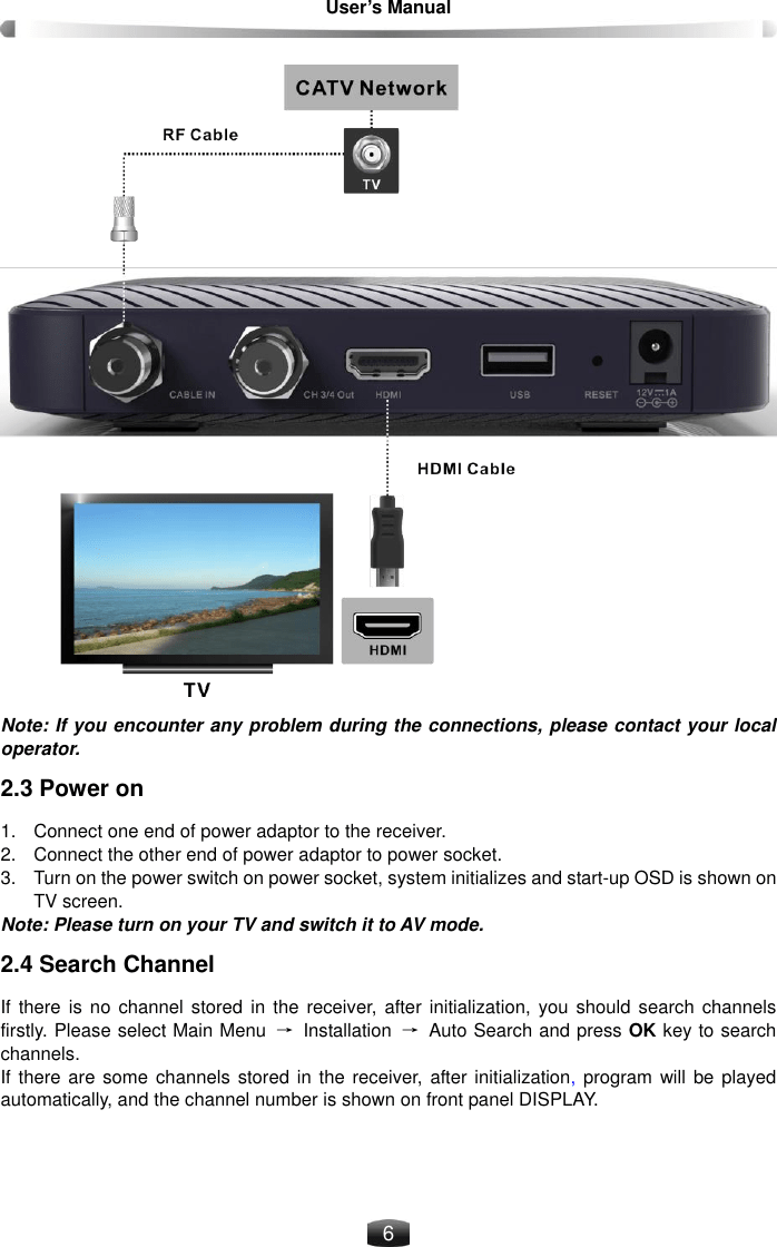 COSHIP ELECTRONICS N8783C HD DIGITAL CABLE STB User Manual