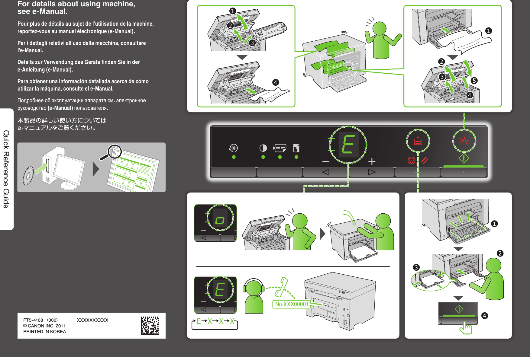 Canon Imageclass Mf3010 Quick Reference Guide