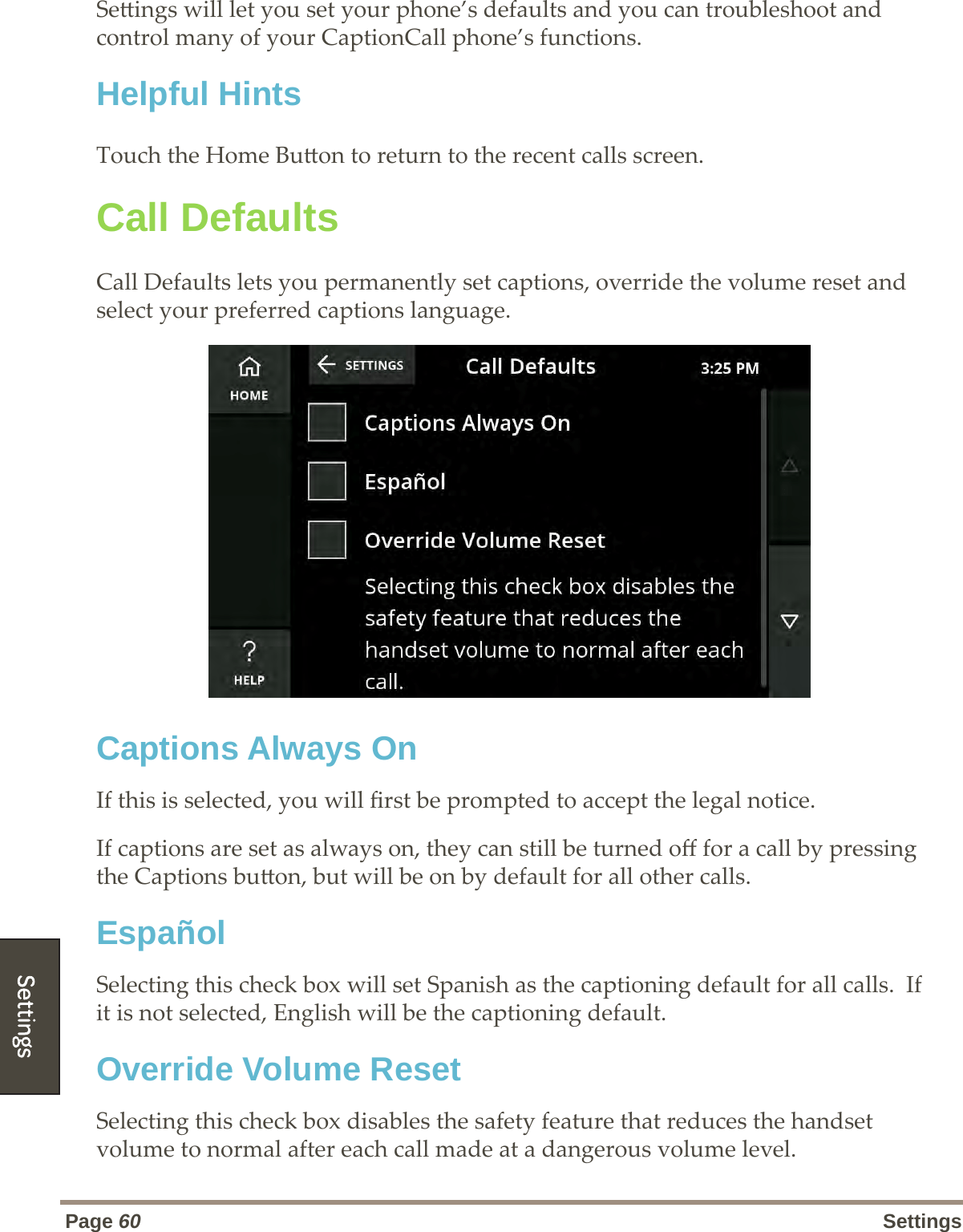 CaptionCall 67T Telephone with WiFi User Manual