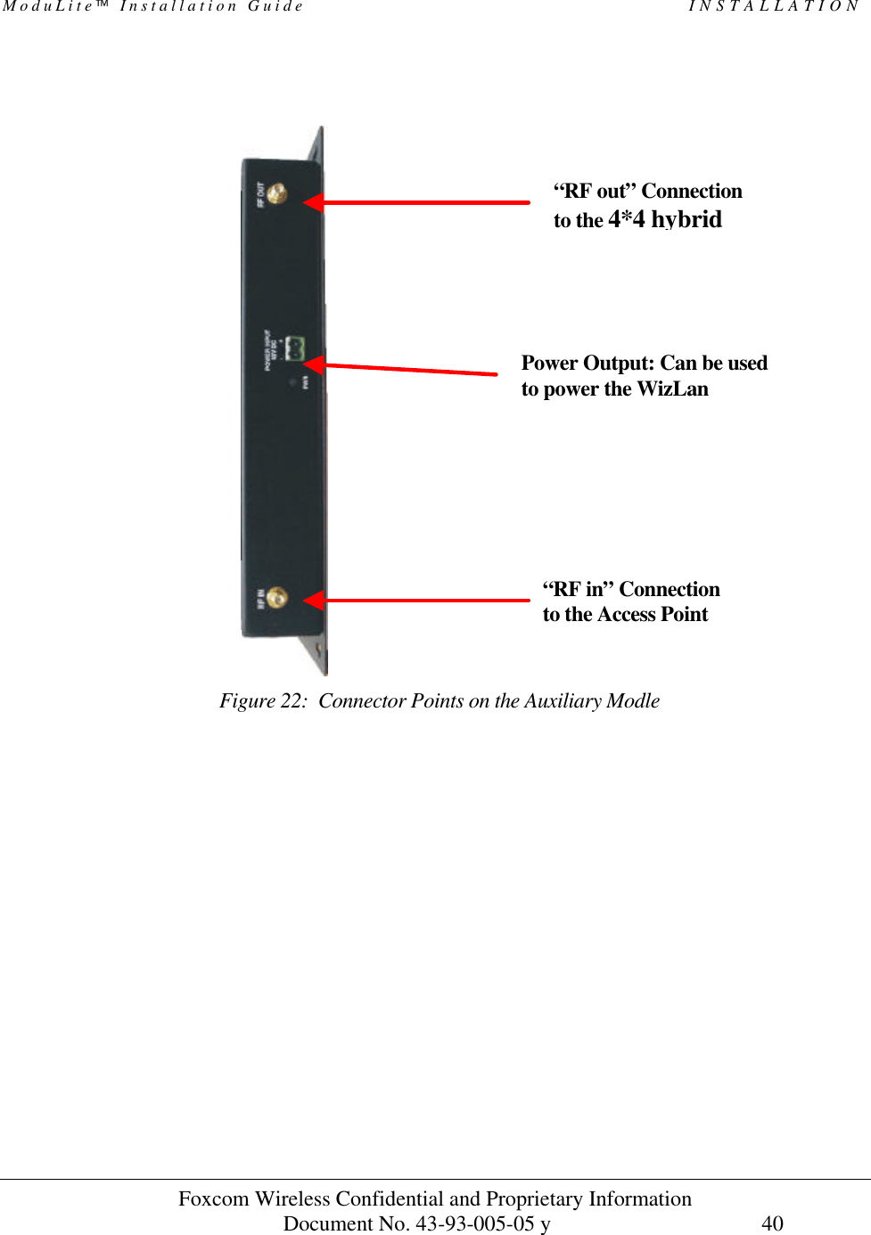 Corning Optical Communication MODULITE810 WLAN In-Building Access Point