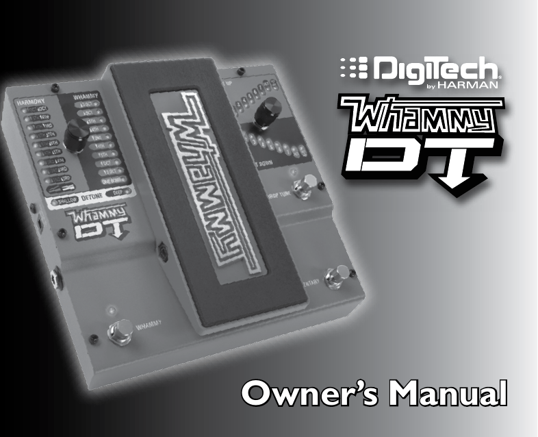 Digitech Whammy Dt Owner S Manual