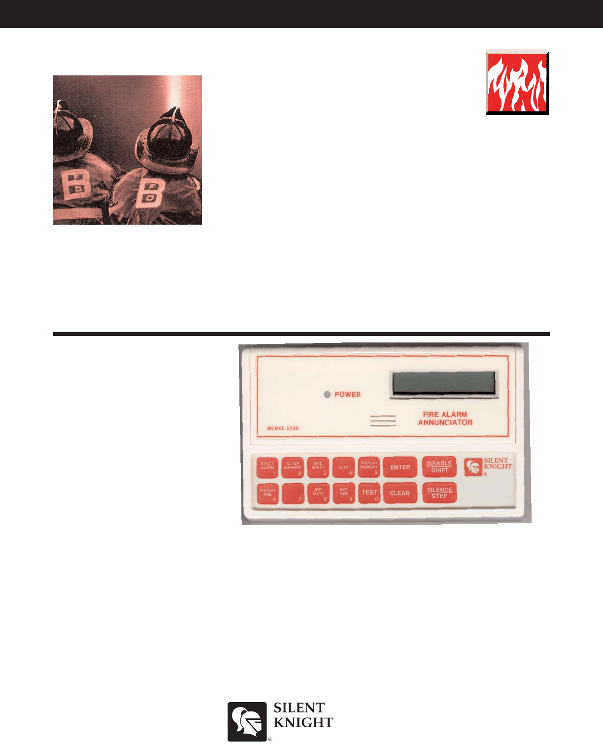 Silent Knight Fire Alarm Annunciator Model 5230 Manual Online Discounts