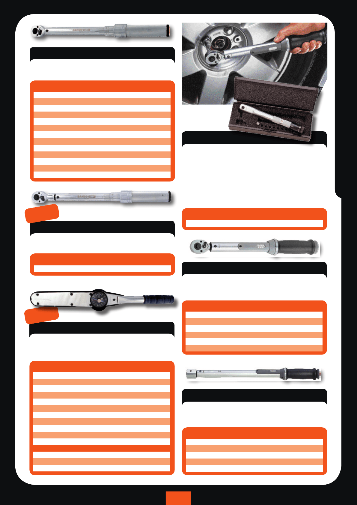Torque Wrench Bahco Tools Brochure