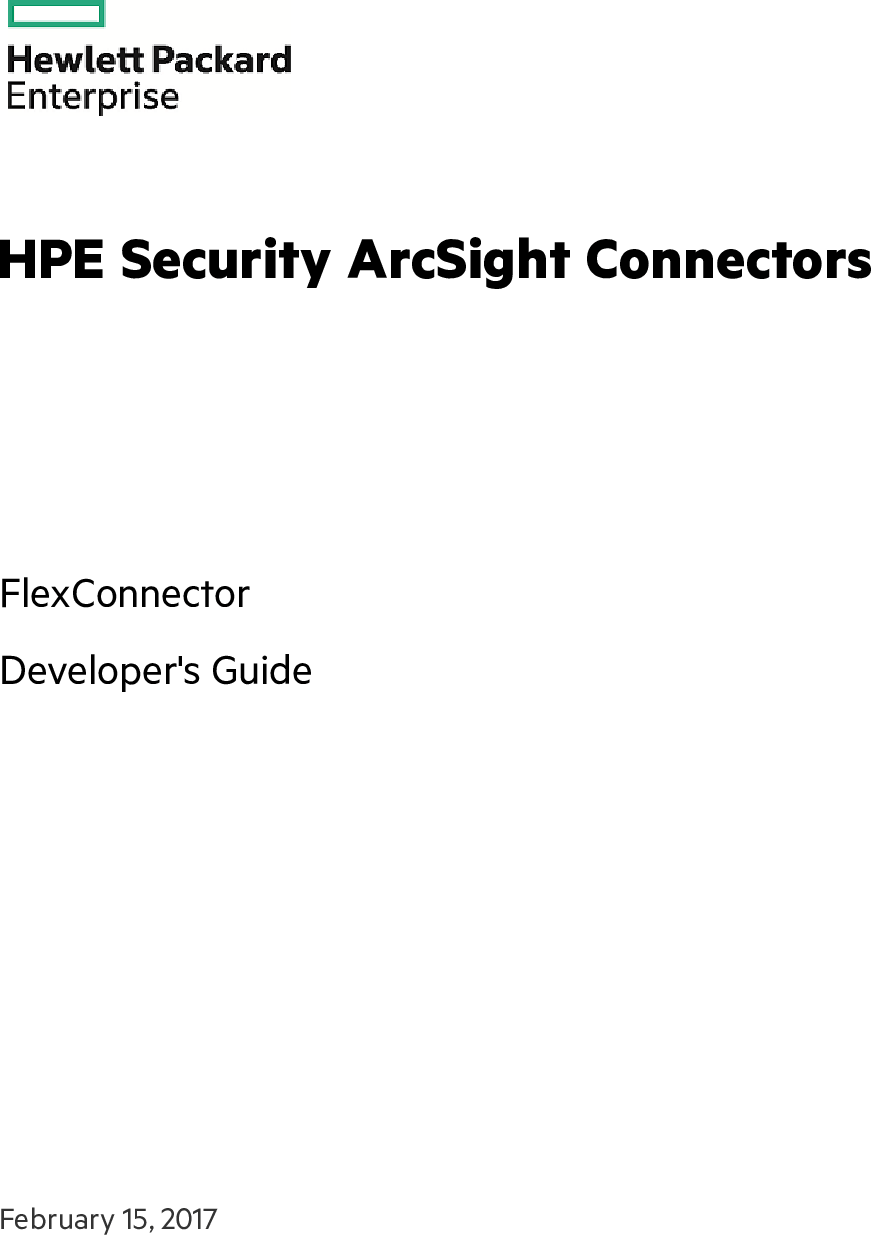 Arcsight Flexconnector Developers Guide at David Ibanez blog