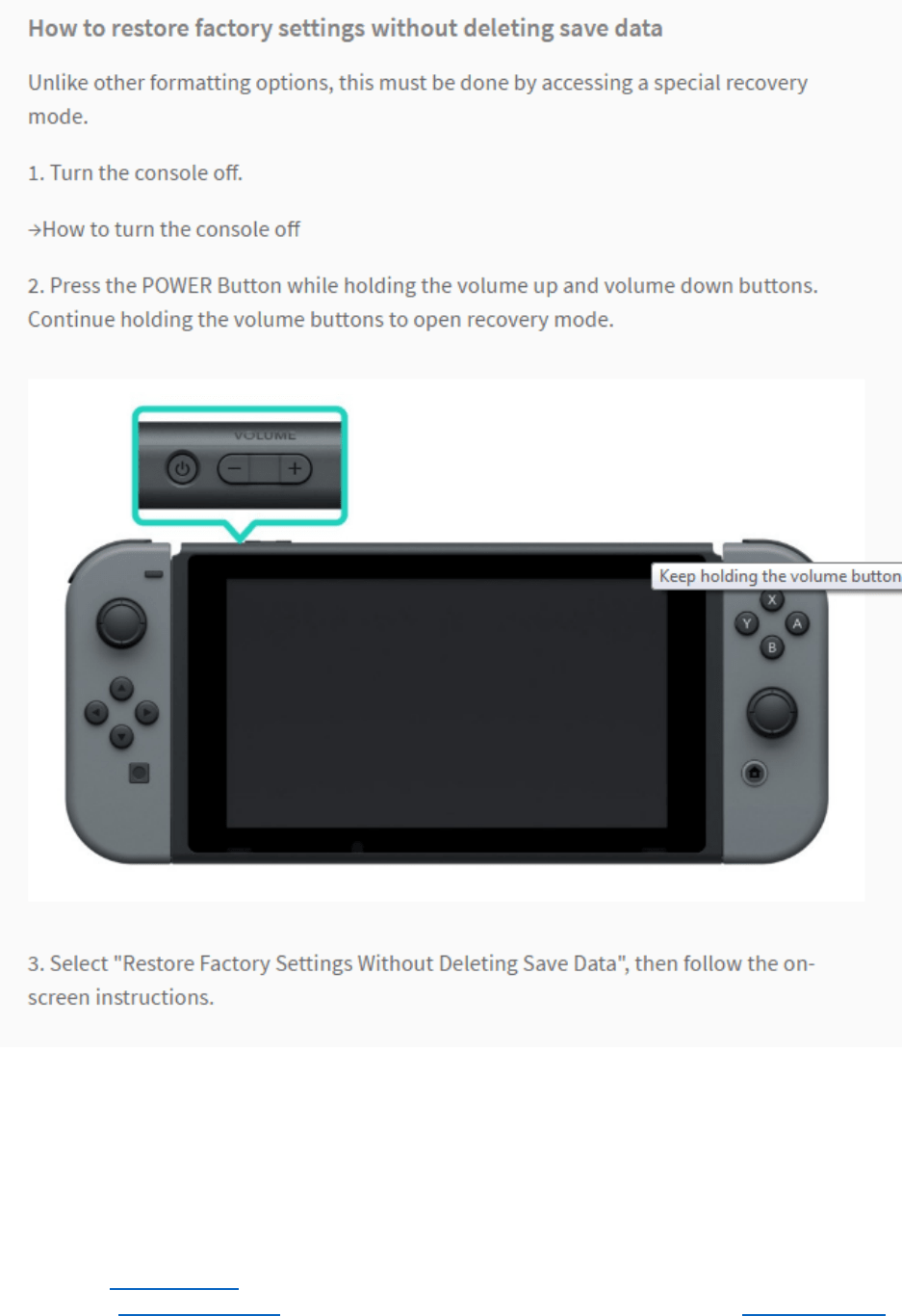 Nintendo Switch Operations Manual