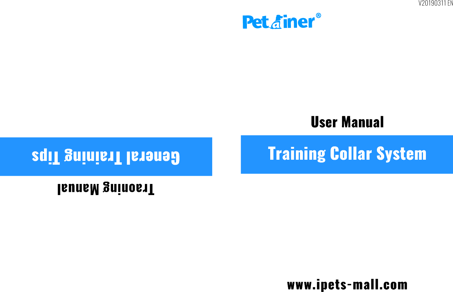 ECARE ELECTRONICS PET616A Rechargeable and Waterproof Remote Training