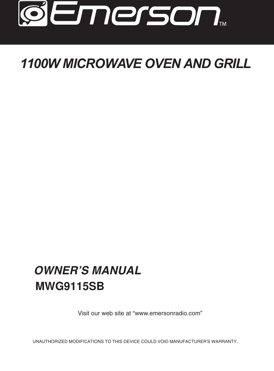 Emerson MWG9115SL Owmer's Manual (Eng) File