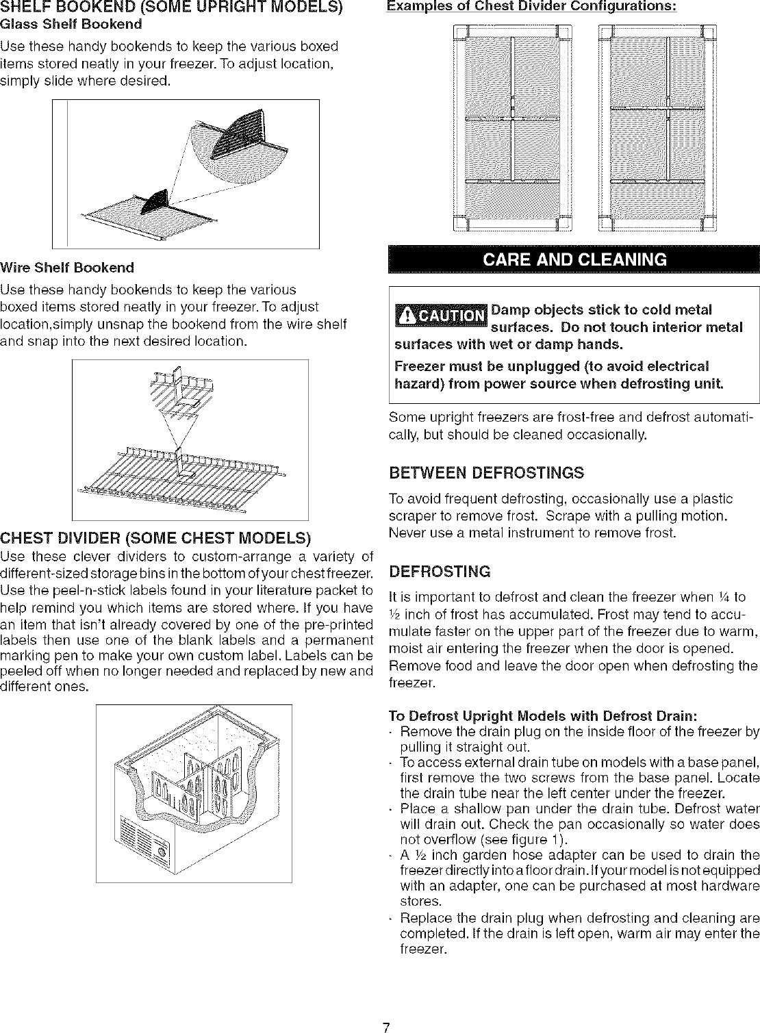FRIGIDAIRE Upright Freezer Manual L0809386