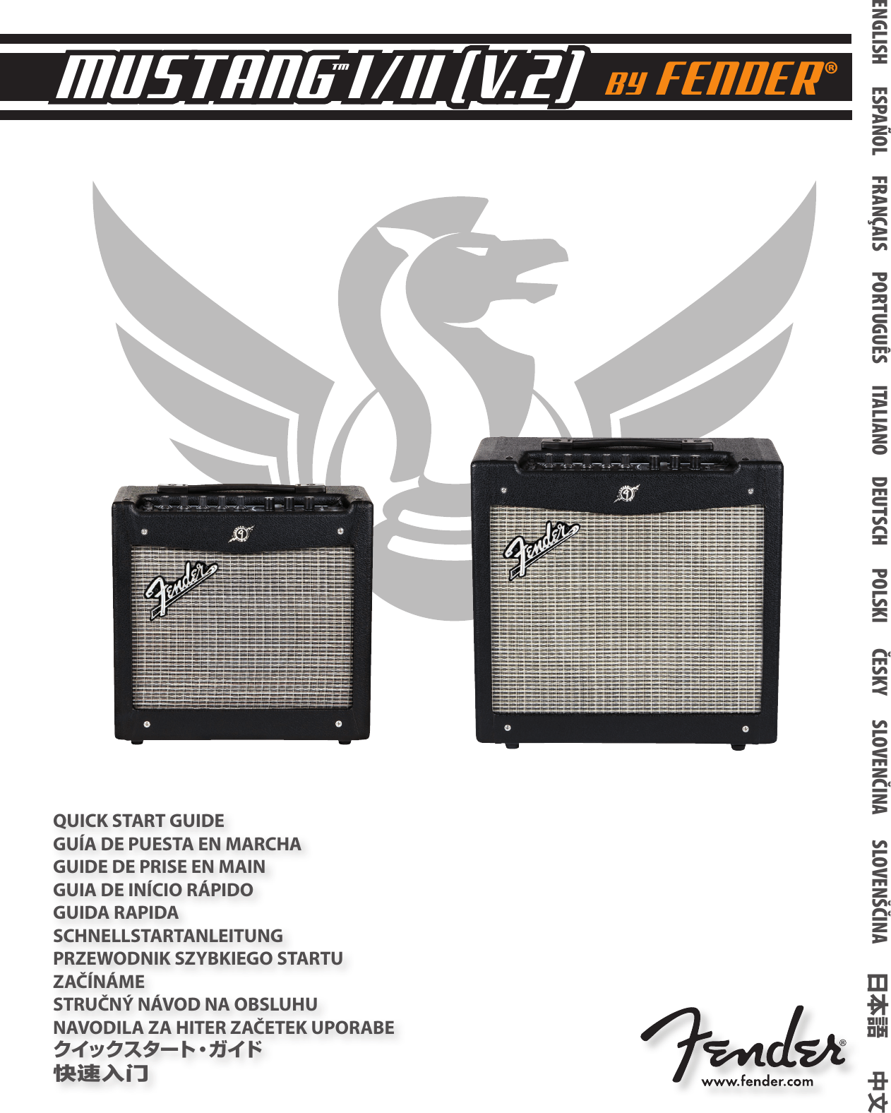 Fender Mustang_I II_(V.2)_Quick_Start_Guide_Rev B_MULTI Mustang I II V