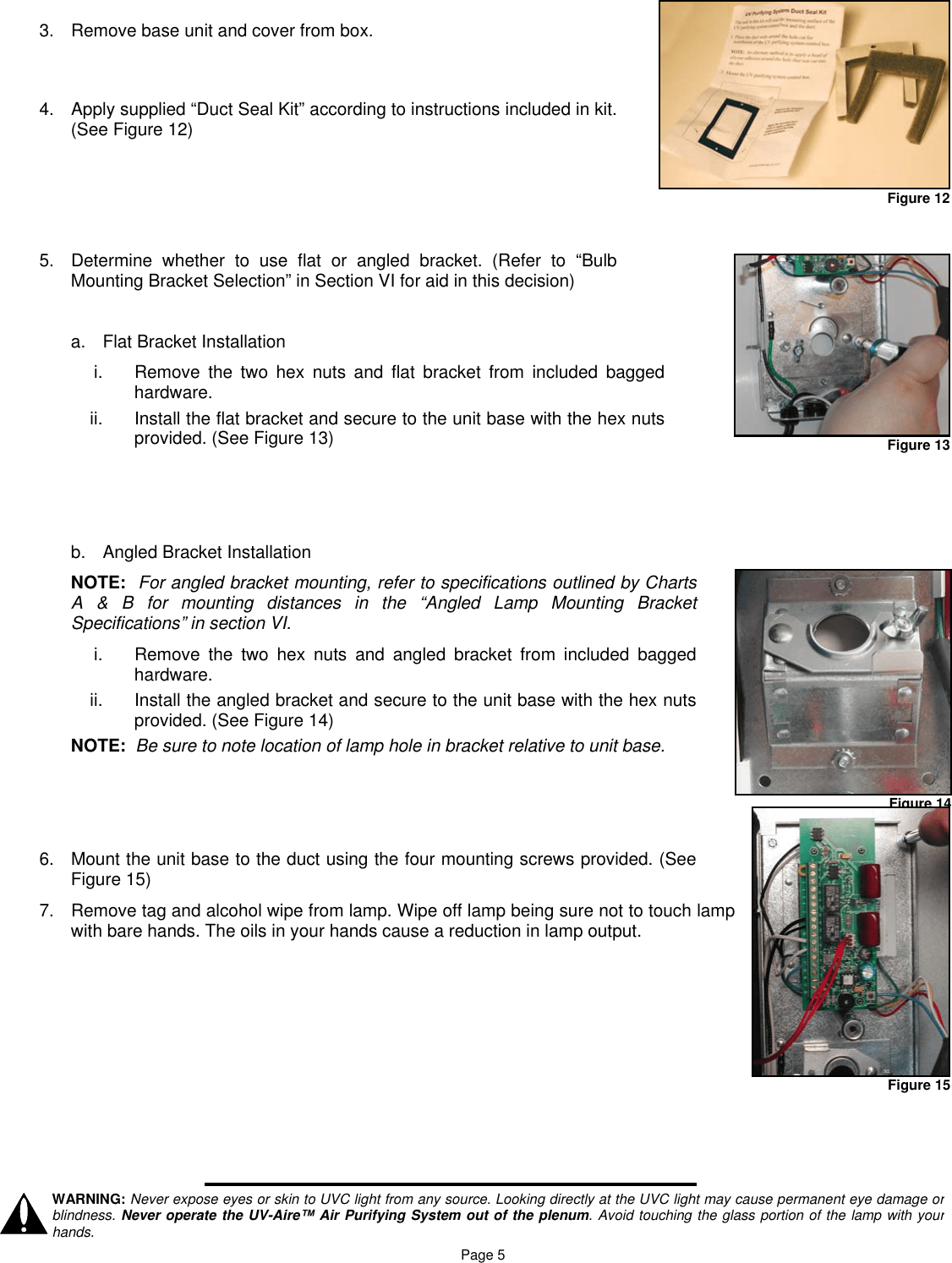 Field Controls Uv 18C Users Manual 46453400 Aire Lrg Inst Sheet Rev E 10 05